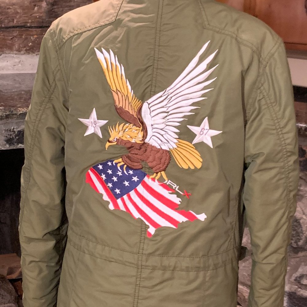 Ralph Lauren RLX olive green coat - Picture 7 of 15